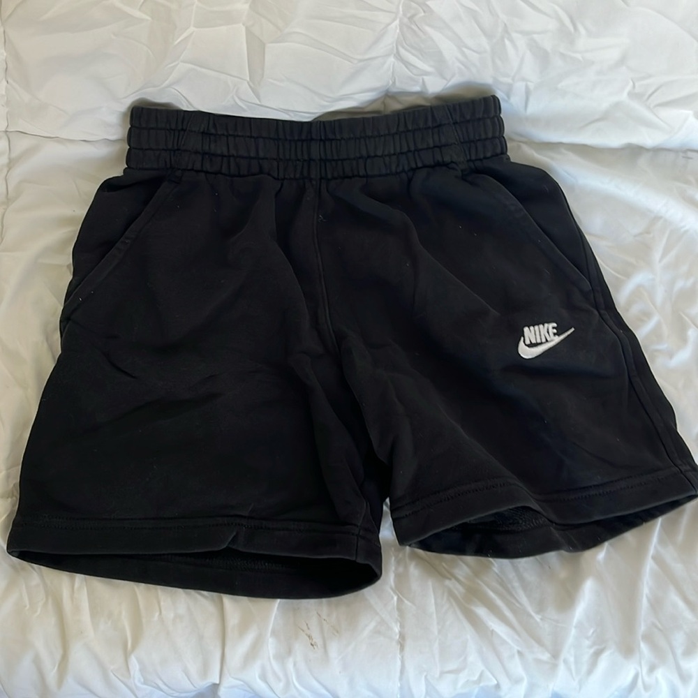 Nike Girls Sweat Shorts Black
